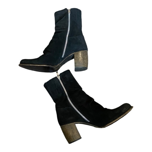 Jeffrey Campbell Ankle Booties - 2567-KI Slouchy Mid Heel ❣️ sz 39 us 8 - Picture 4 of 8